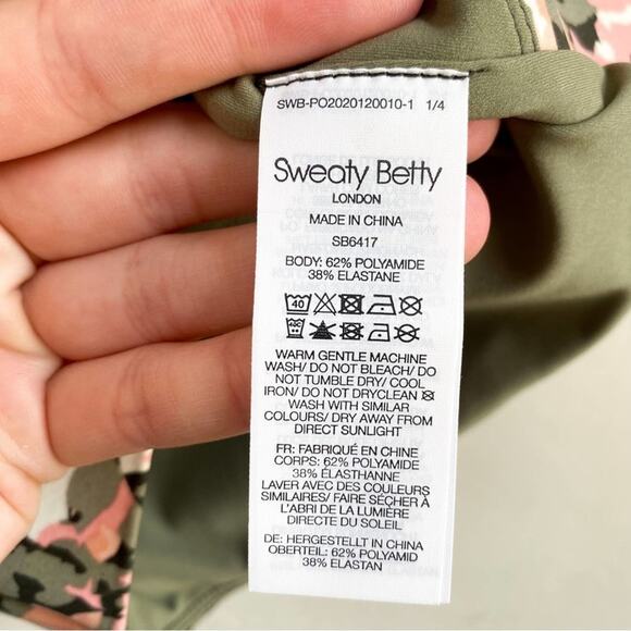 NWT Sweaty Betty Power Frame Racerback Sports Bra XXS‎ - Picture 6 of 6